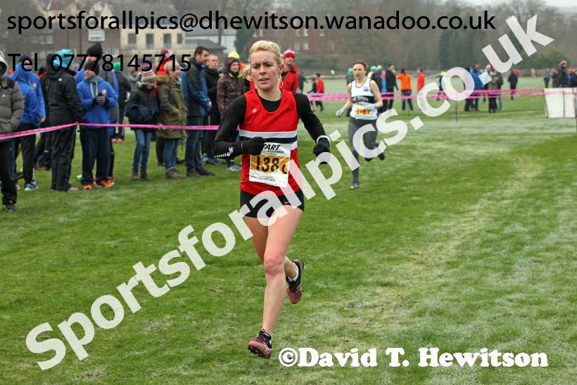 Senior women, Durham Cathedral Cross Country Relays. Photo: David T. Hewitson/Sports for All Pics